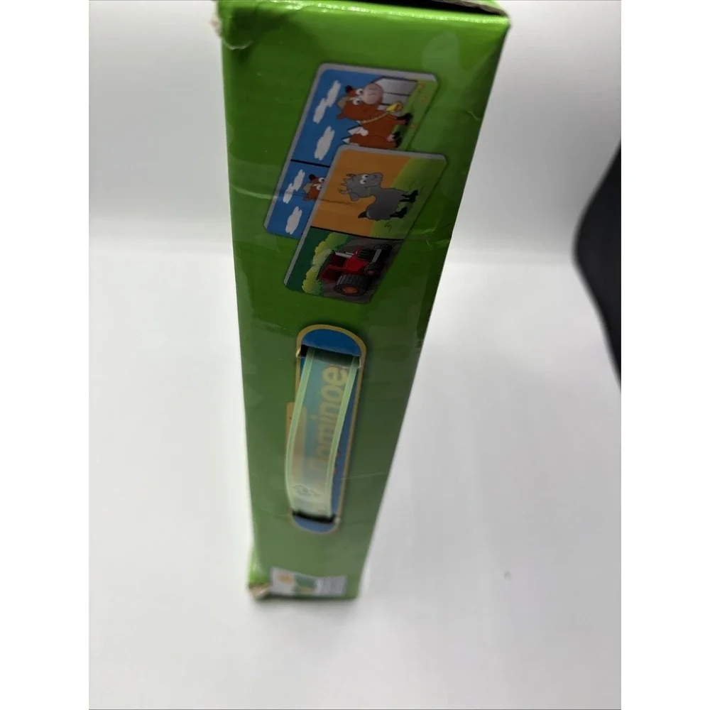 Farm Dominoes Match It 32 Domino Game Pieces with Fun Farm Theme for‎ Kids